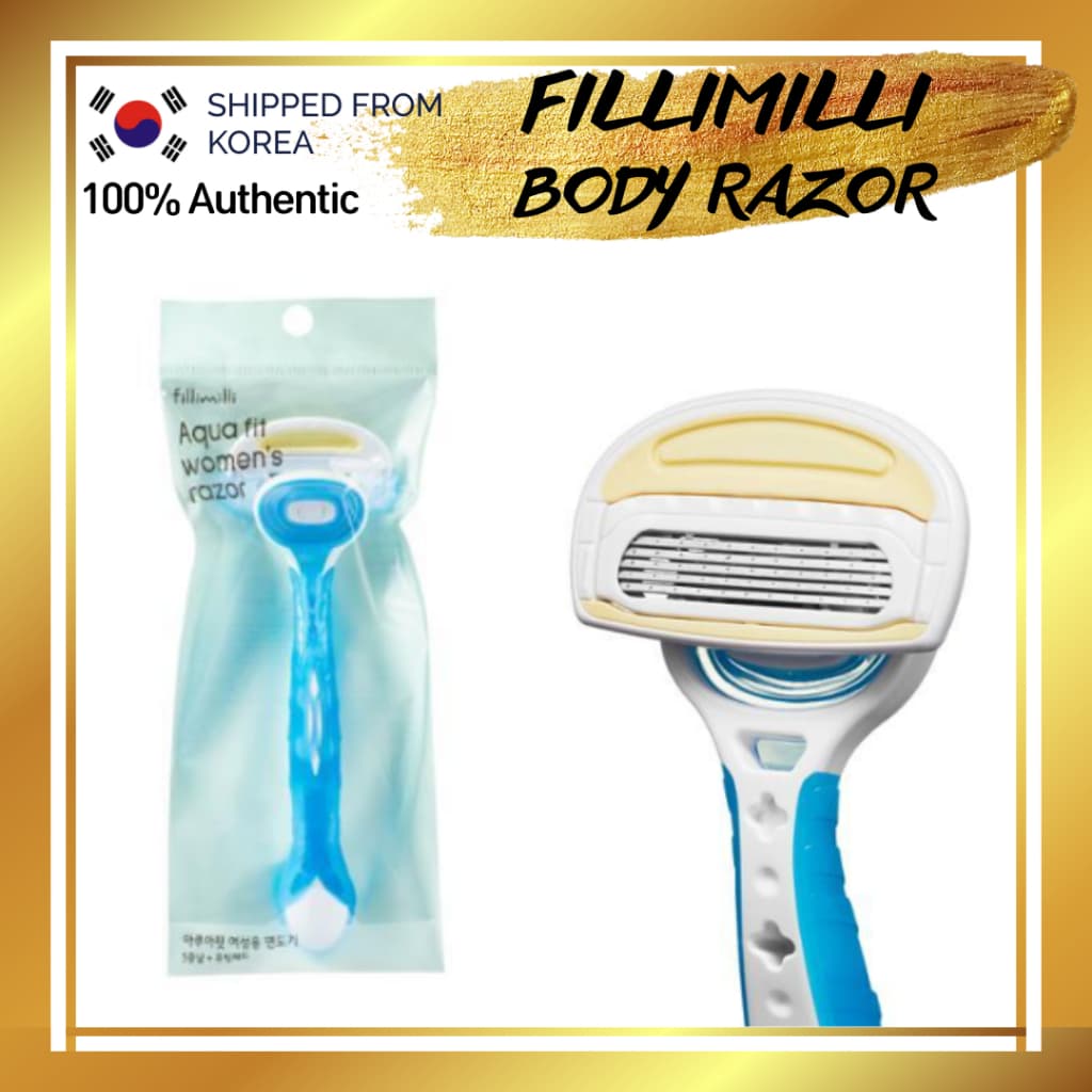 [fillimilli] Navalha Feminina Aqua fit , Corporal , Jovem Oliva Coreana , Ferramentas De Remoção De Pelos , 5 Lâminas