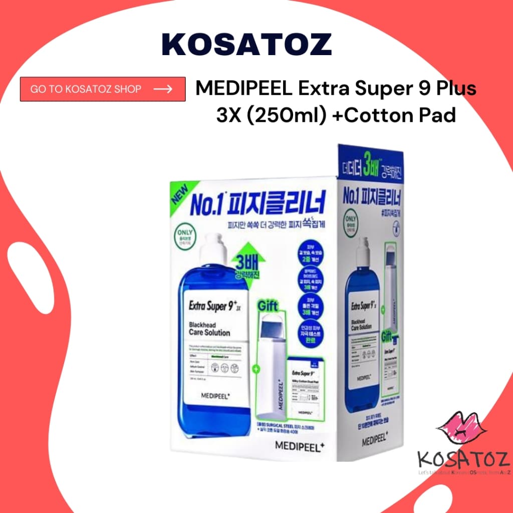MEDIPEEL Extra Super 9 Plus 3X (250ml) + Almofada De Algodão