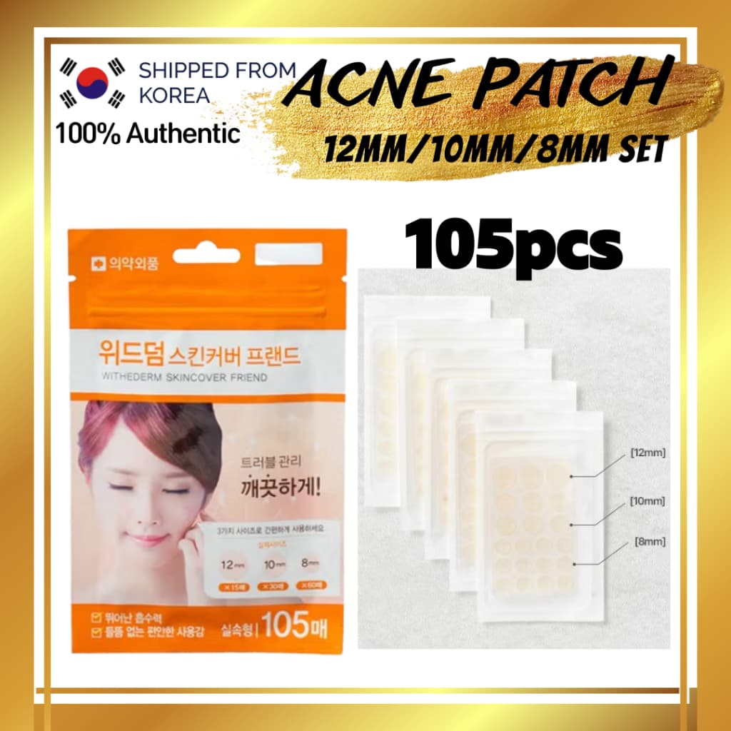 [105 Unidades] Adesivo Removedor De Reparo De Pele Para Espinhas De Acne ,/Fabricado Na Coreia