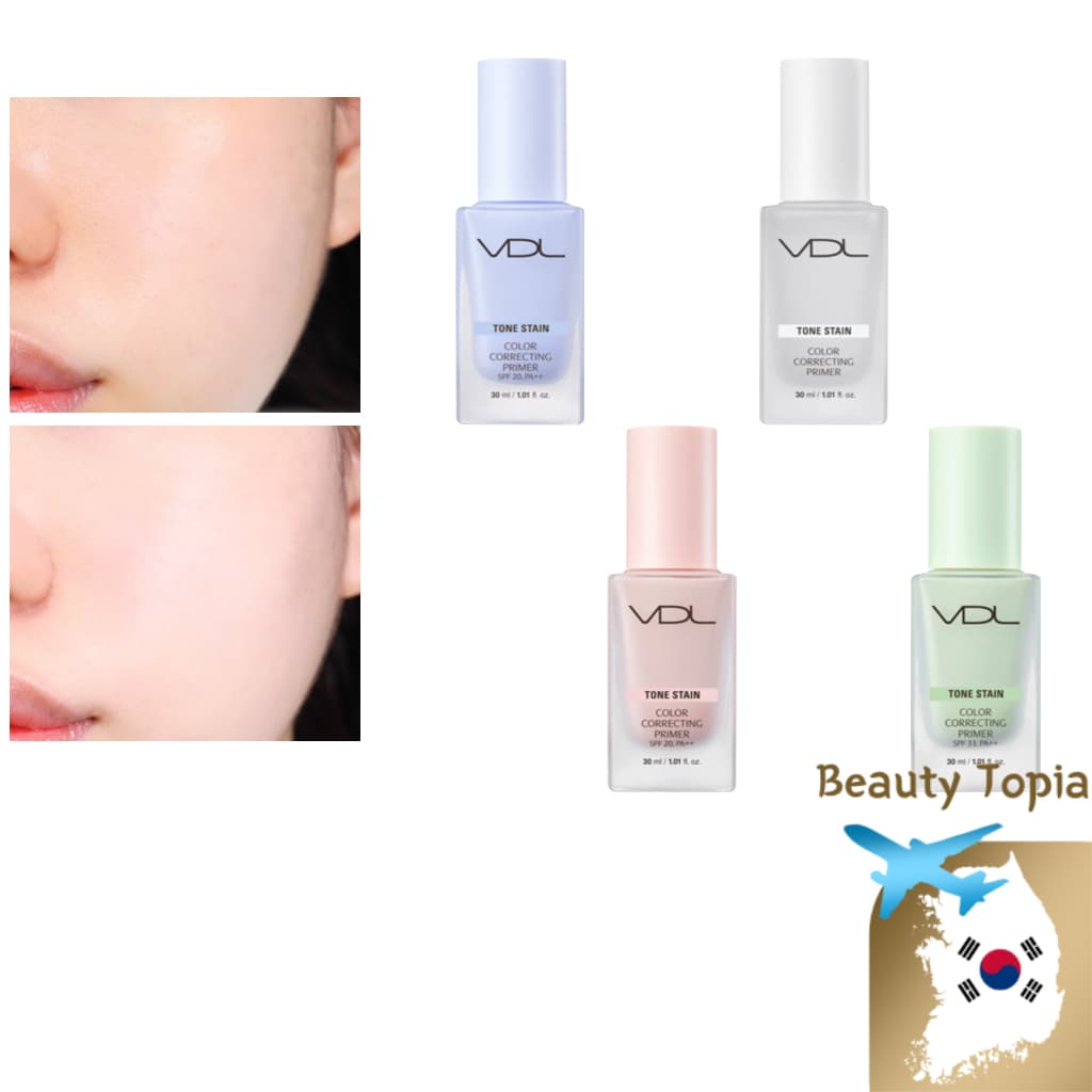 VDL Tone Stain Color Correcting Primer 30ml primer maquiagem primer facial primer poros