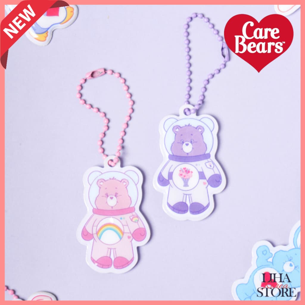(2 Pcs) Chaveiro Carebears Care Bears Porta-Chaves
