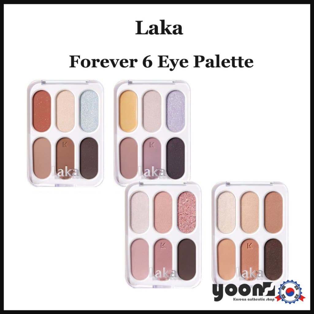 [Laka] Paleta De Olhos Forever 6 4 Cores_da Coreia