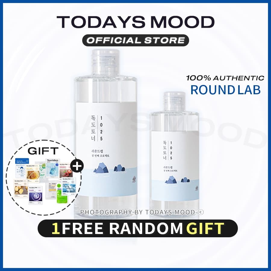 [Round lab] 1025 Toner Dokdo 200ml/500ml | Redução Sebum , Esfoliação Suave , Hidratação Intensa roundlab