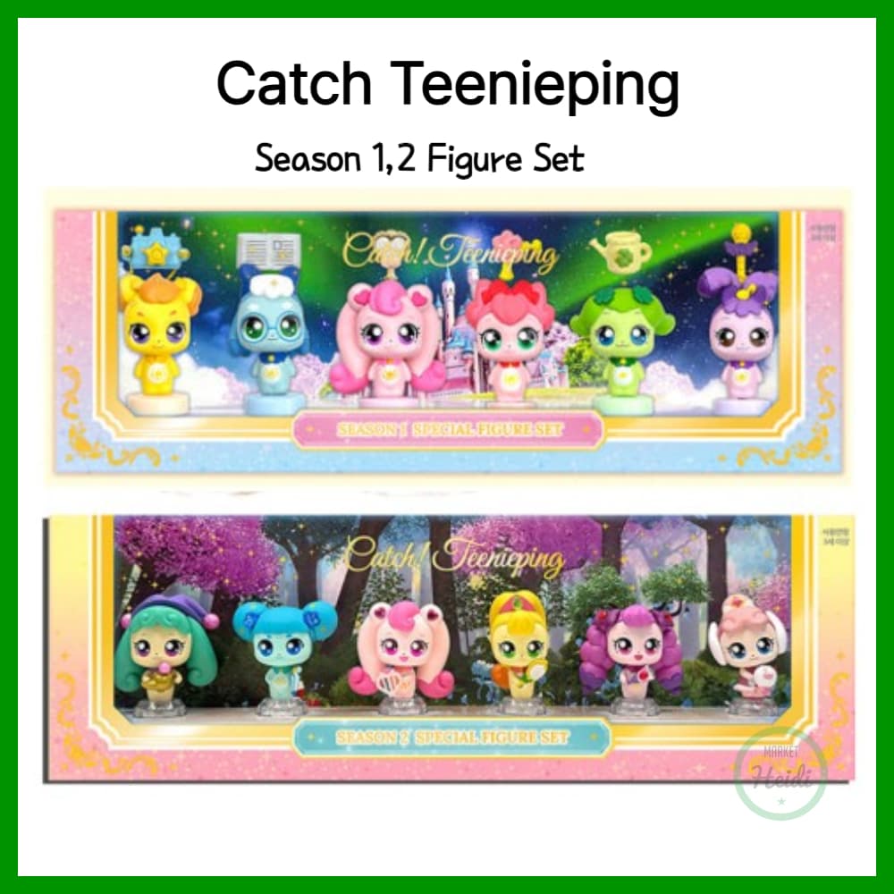 Coreia 🇰🇷 catch teenieping Season1 , Conjunto De Bonecas De 2 Figuras /