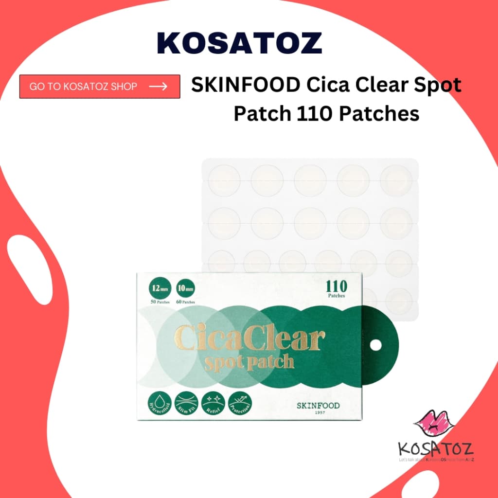 SKINFOOD Cica Remendo Transparente 100 Patches