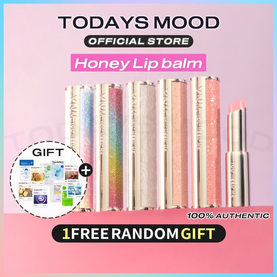 [YNM] Honey Lip Balm 3g| BALM LIP De Lípulo RAINBOW Da Coréia Cosméticos Naturais Oliveyoung