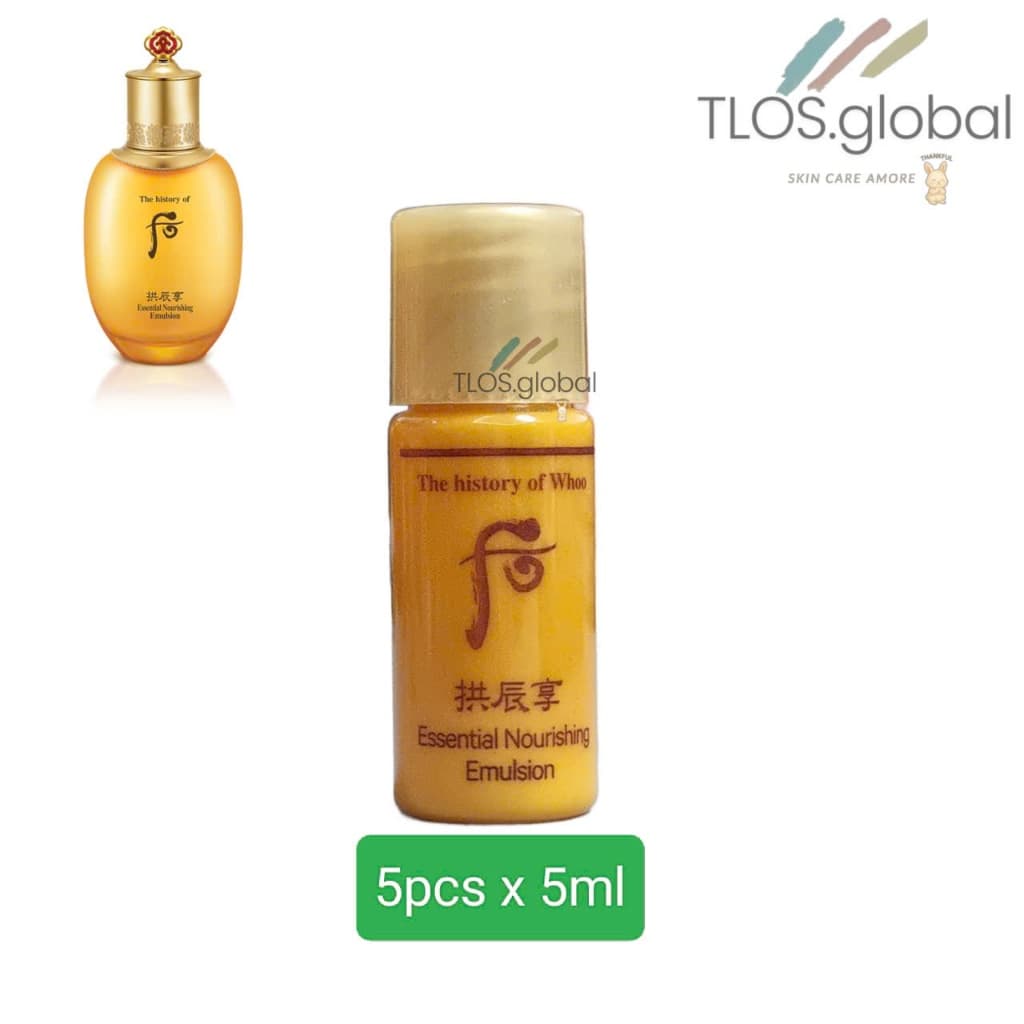 !!SALES OFF!! 5pcs * 5ml Whoo Gongjinhyang Essential Nourishing Emulsion