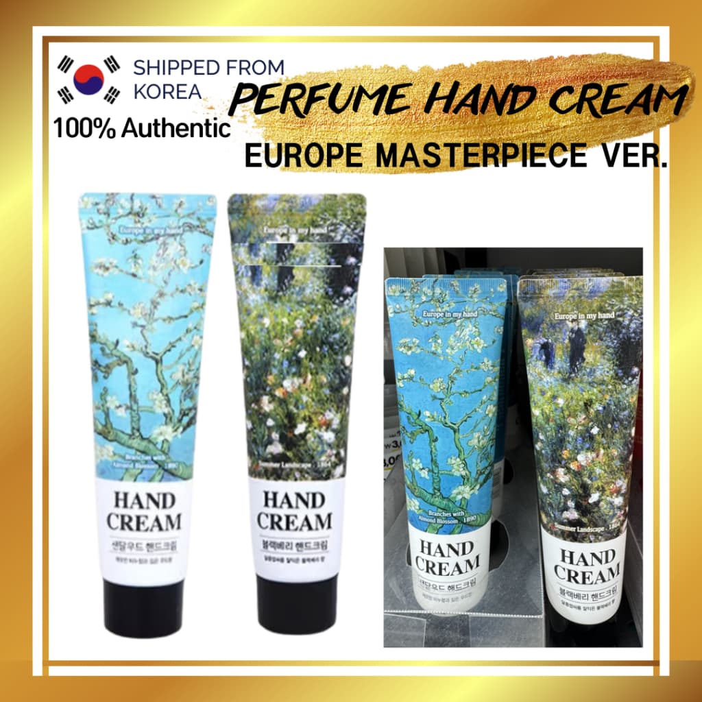 [Obra-Prima Da Europa] Perfume Creme Para As Mãos 60g/Sândalo/BlackBerry/Aroma De Sabonete/Fabricado Na Coreia
