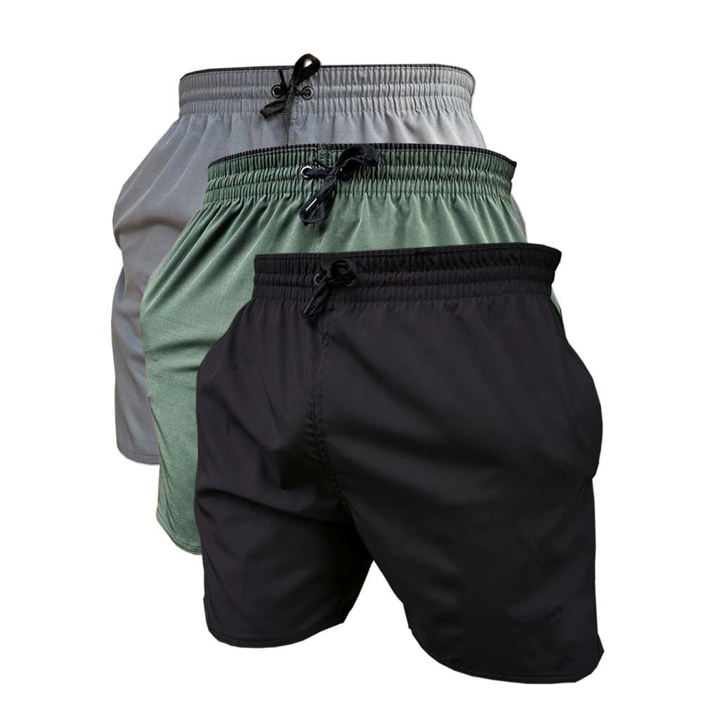 Kit 3 Shorts Esportivo Treino Academia Dryfit Premium