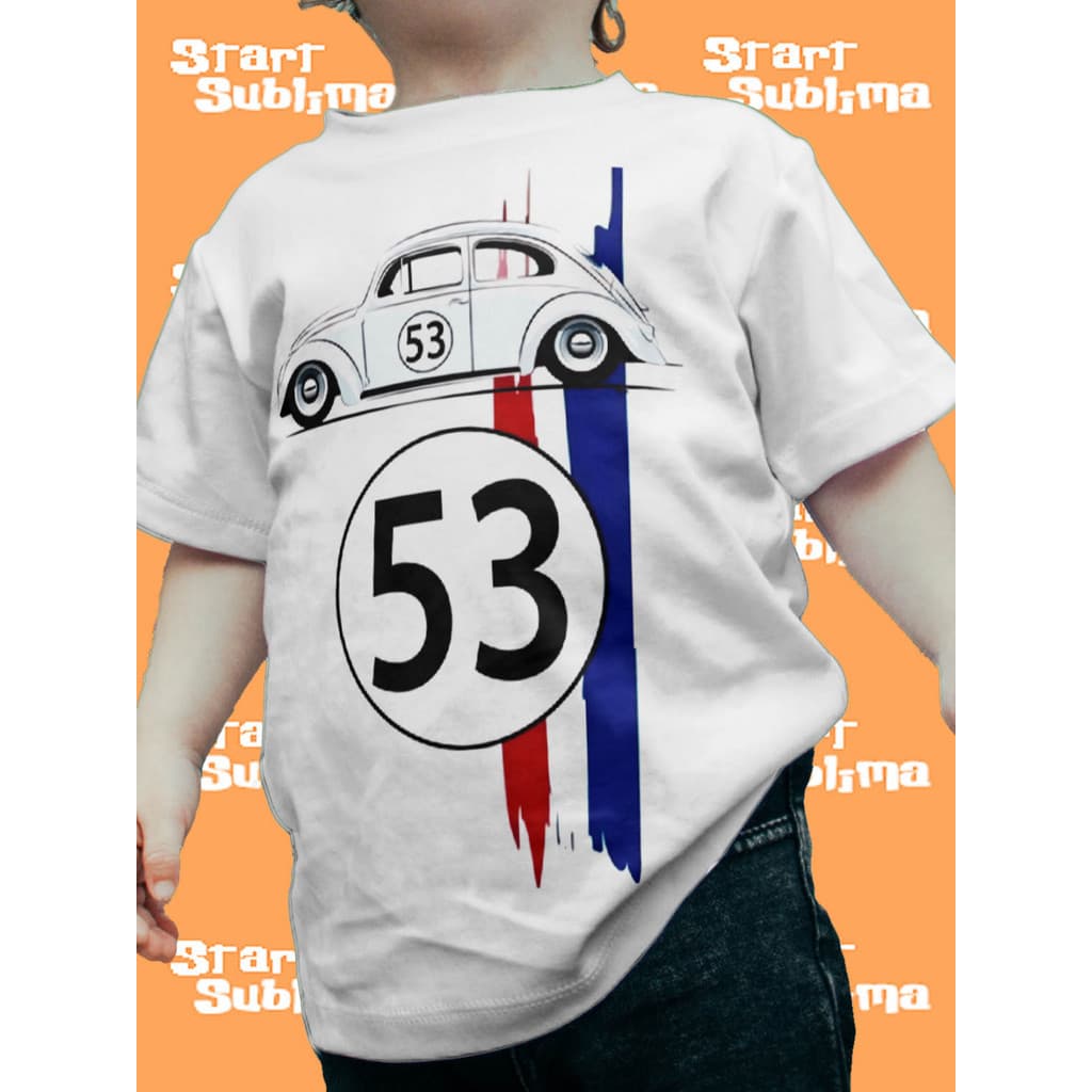 Camisa Camiseta Fusca Herbie 53 Adulto Infantil
