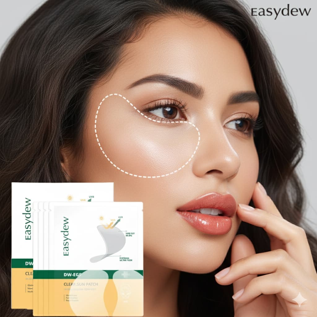 EASYDEW DW-EGF Clear Sun Patch - Proteção UV e Cuidado com Manchas (2x4 adesivos)