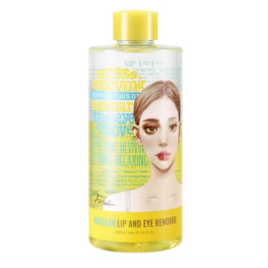 Ariul Desmaquilhante Micelar Para Lábios E Olhos 300ml | Óleo De Água De Limpeza À Prova D'água 7 : 3 Suave Pele Sensíve