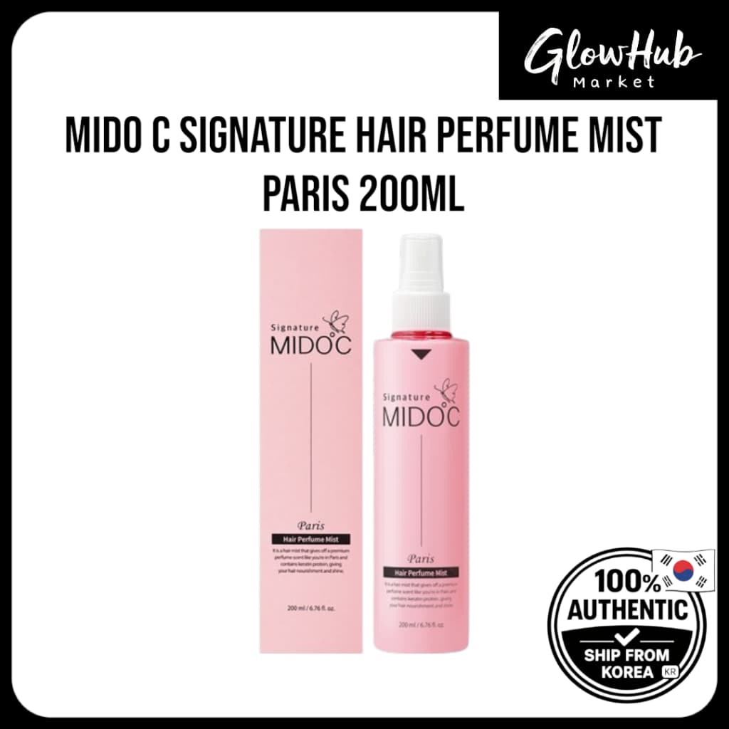 MIDO C Signature hair Perfume Mist Paris 200ml – Cuidado Com Fragrância Capilar | Centavo Da Elegância