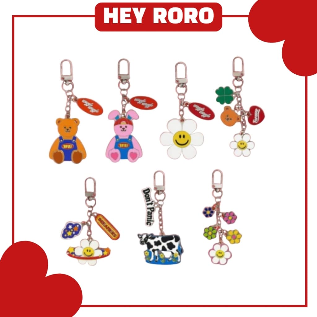 Chaveiro Wiggle Metal Charm 7 Tipos