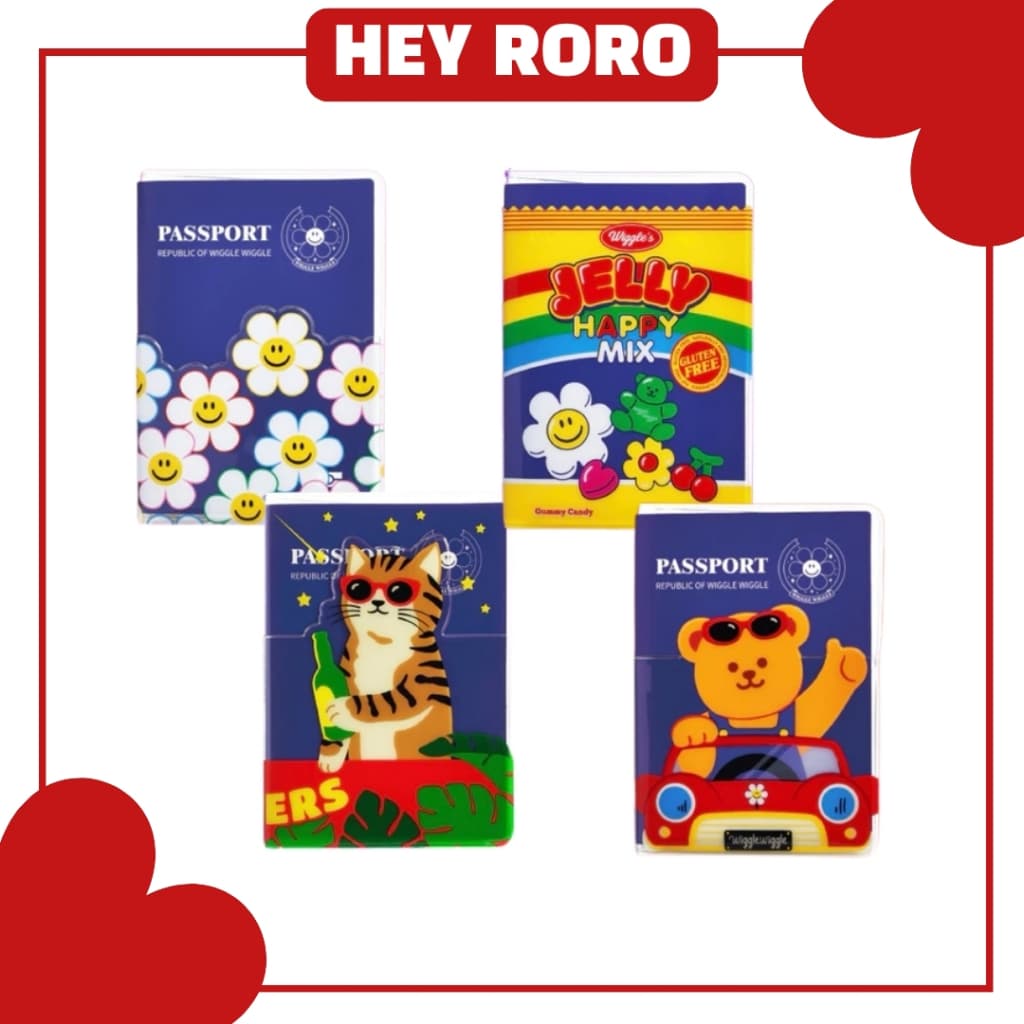 Capa Para Passaporte Wiggle Pocket 4 Tipos