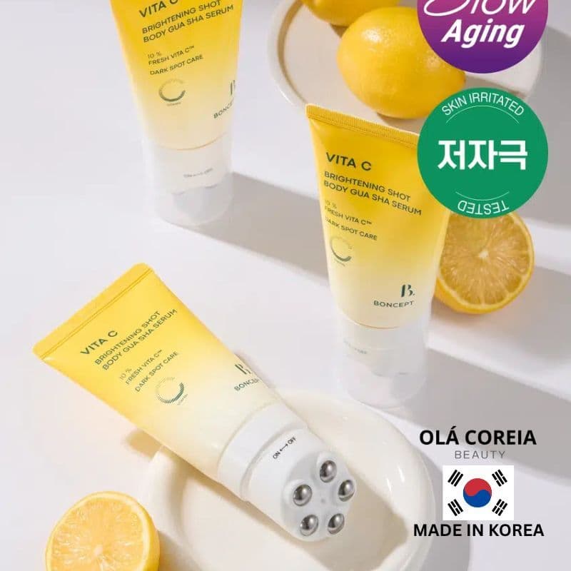 DAISO-Bonsept Vita-C Whitening Shot Corpo Gua Sha Soro 100 ml