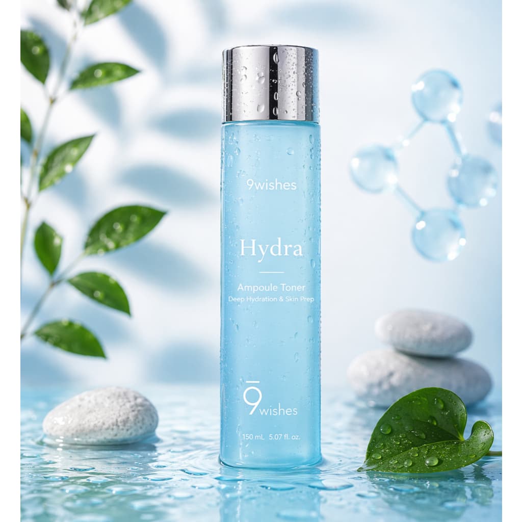 Hydra Ampoue Toner 150ml Hidratação Profunda De Preparação De Pele Coreano Skincare Moisture Boost