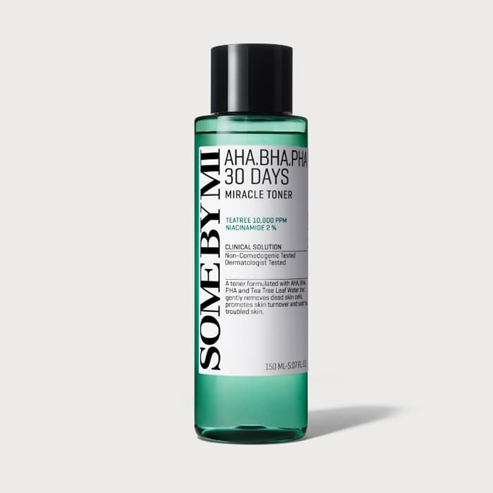 [SOME BY MI] AHA BHA PHA Toner Milagroso De 30 Dias 150ml | Tônico Esfoliante Diário E Cuidados Com Os Poros A Pele Core