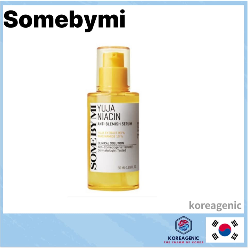 [Somebymi] Yuja Niacin Anti Blemish Care Serum 50ml/Iluminador , Clareza
