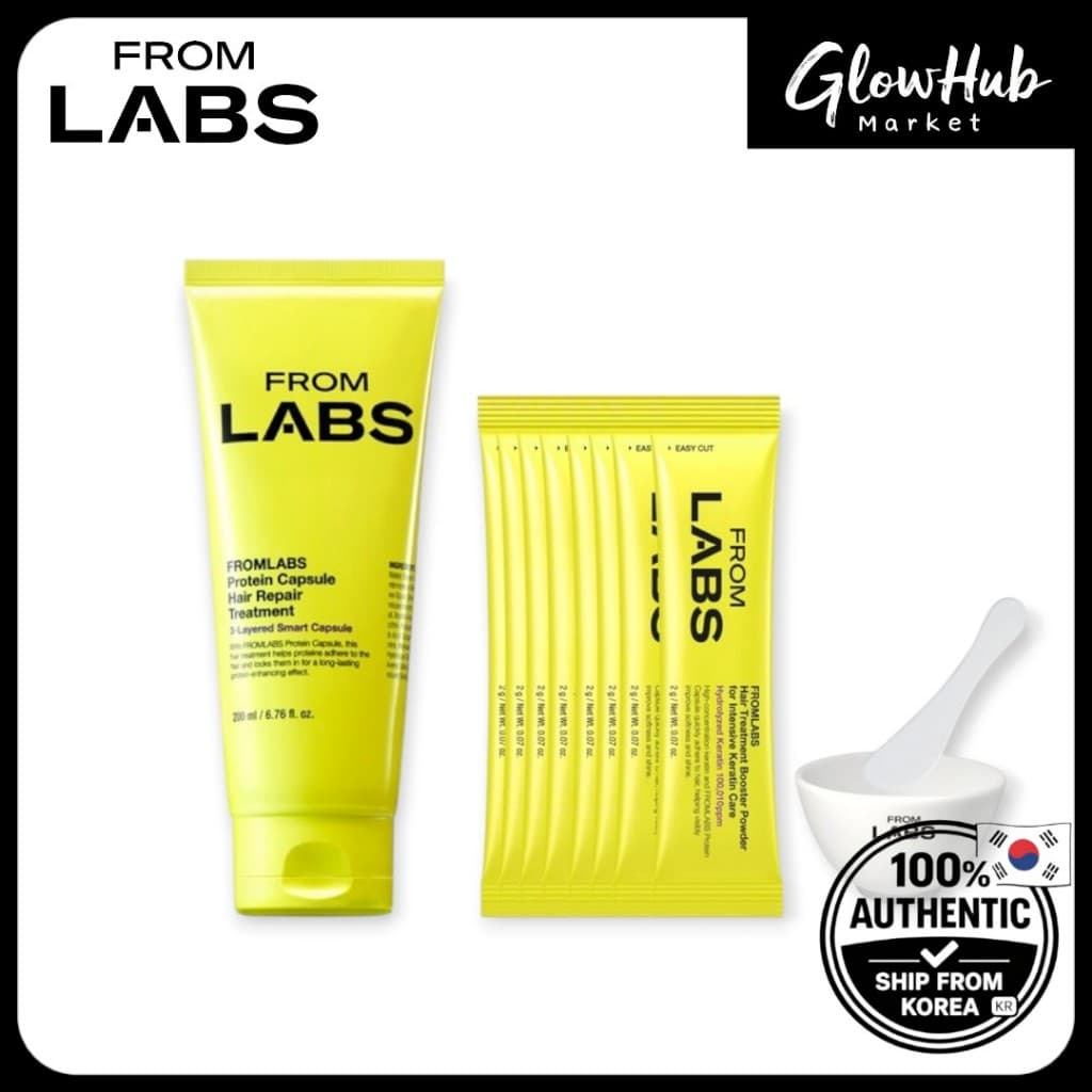 FROM LABS Adsorption Hair Care Set – tratamento FROMLABS | booster powder FROM LABS (proteína)