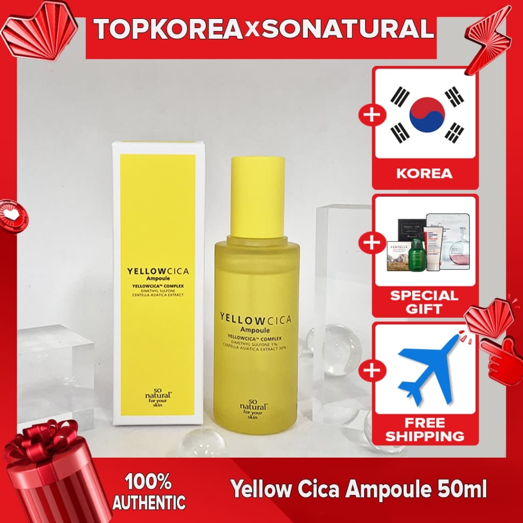 Ampola Cica Amarela So natural 50ml TOPKOREA Envio Da Coreia