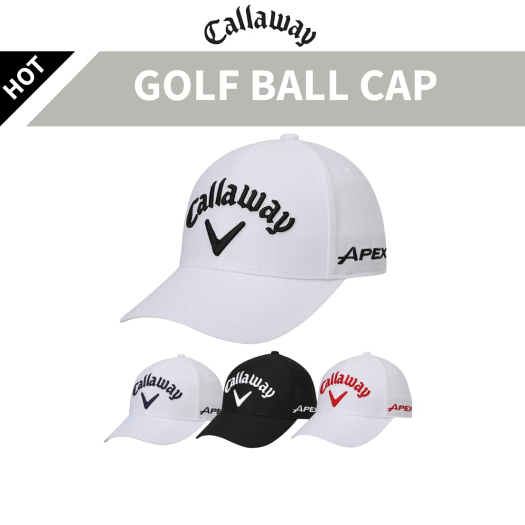 Callaway 2026 Tour Honeycomb Golf Cap Proteção UV Tamanho Livre Ajustável
