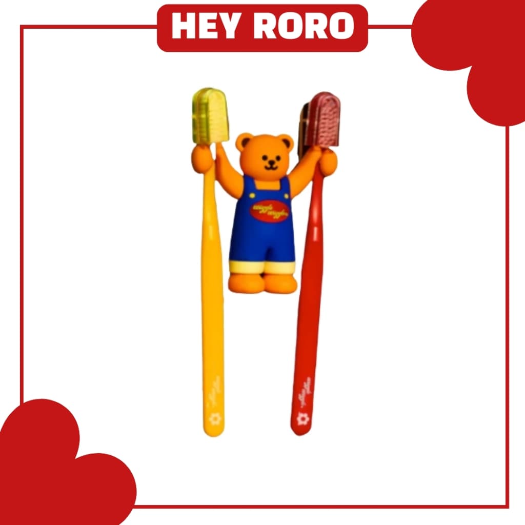 Suporte Para Escova De Dentes Wiggle Bear