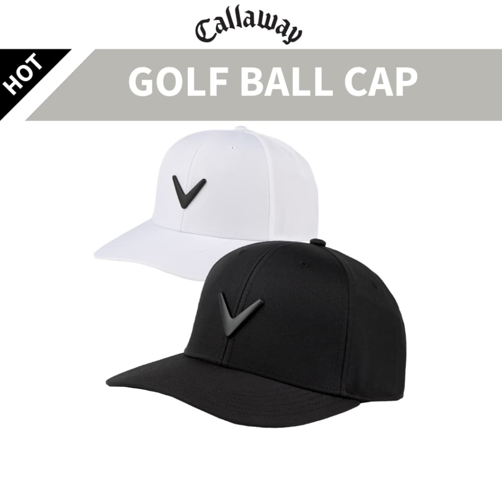 Boné De Golfe Masculino Callaway Metal Icon – Snapback Ajustável Com Proteção Solar