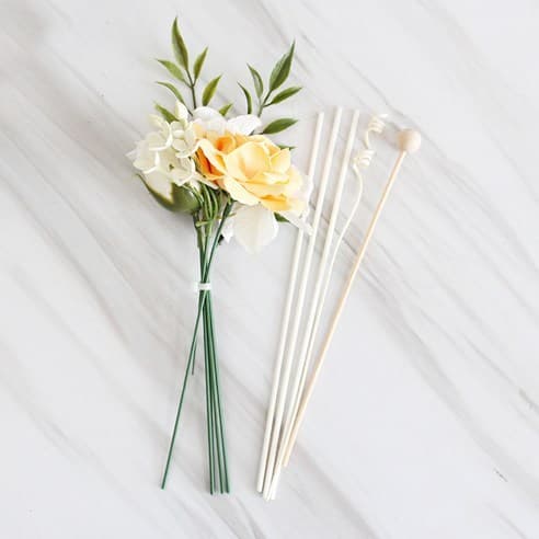 🇰🇷 [Produto Coreano] Conjunto De Palhetas Difusoras De Flores De Sabão MORIANN-Bastões De Decoração Floral DIY , 1 , Ace