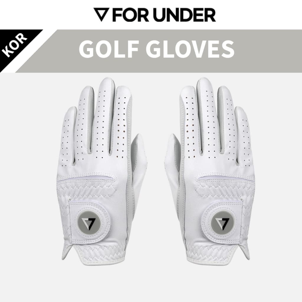 [Korea Direct] FOR UNDER Luvas de golfe femininas para ambas as mãos Couro Híbrido
