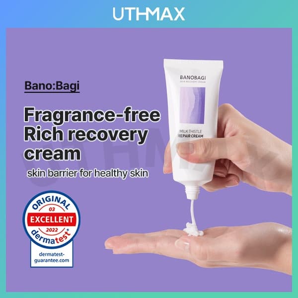 [BANOBAGI] Creme Reparador De Cardo Mariano 50ml – Barreira Intensiva/Calmante Diário