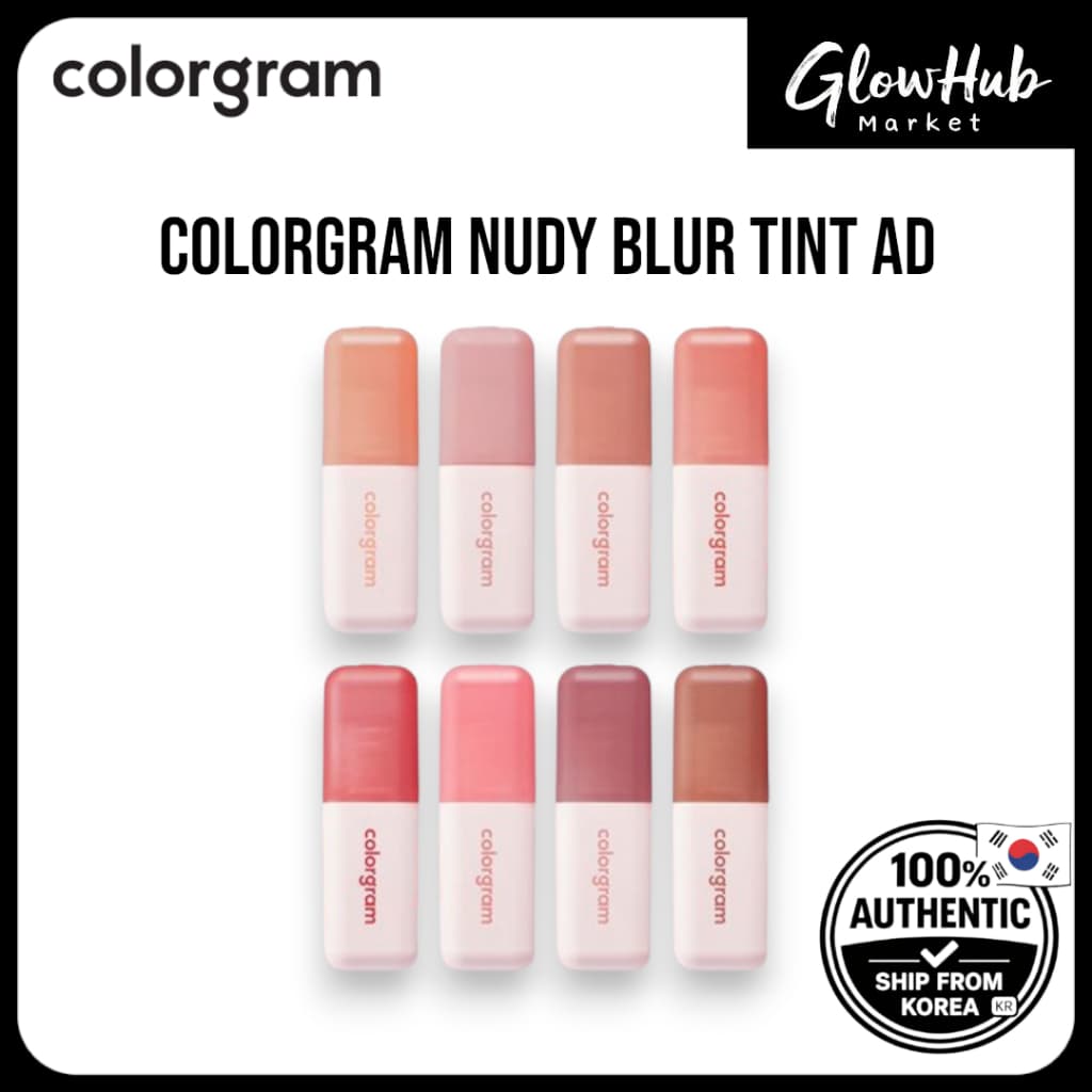Colorgram Nudy blur tint AD – Tintura Labial | Lábios Macios De Veludo Borrado Batom MLBB