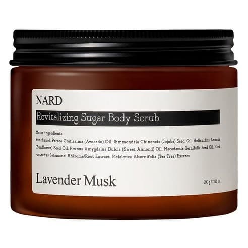 [K-BEAUTY] Esfoliante Corporal Revitalizante Com Açúcar NARD-Almíscar De Lavanda (500g)-Brilho Profundo E Calmante De Er