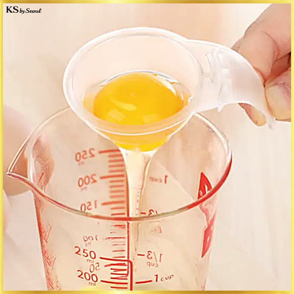 [Daiso Korea] Clipe Separador De Ovos Gema De Ovo Branco Ferramenta De Cozinha