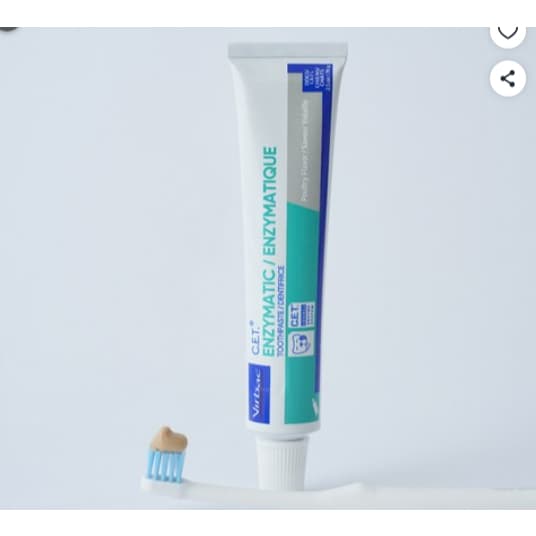 Virbac Cet Pasta De Dente Enzimática 70g (Sabor Aves)-Gel Dental Para Animais De Estimação Com Enzima Dupla Cães E Gatos