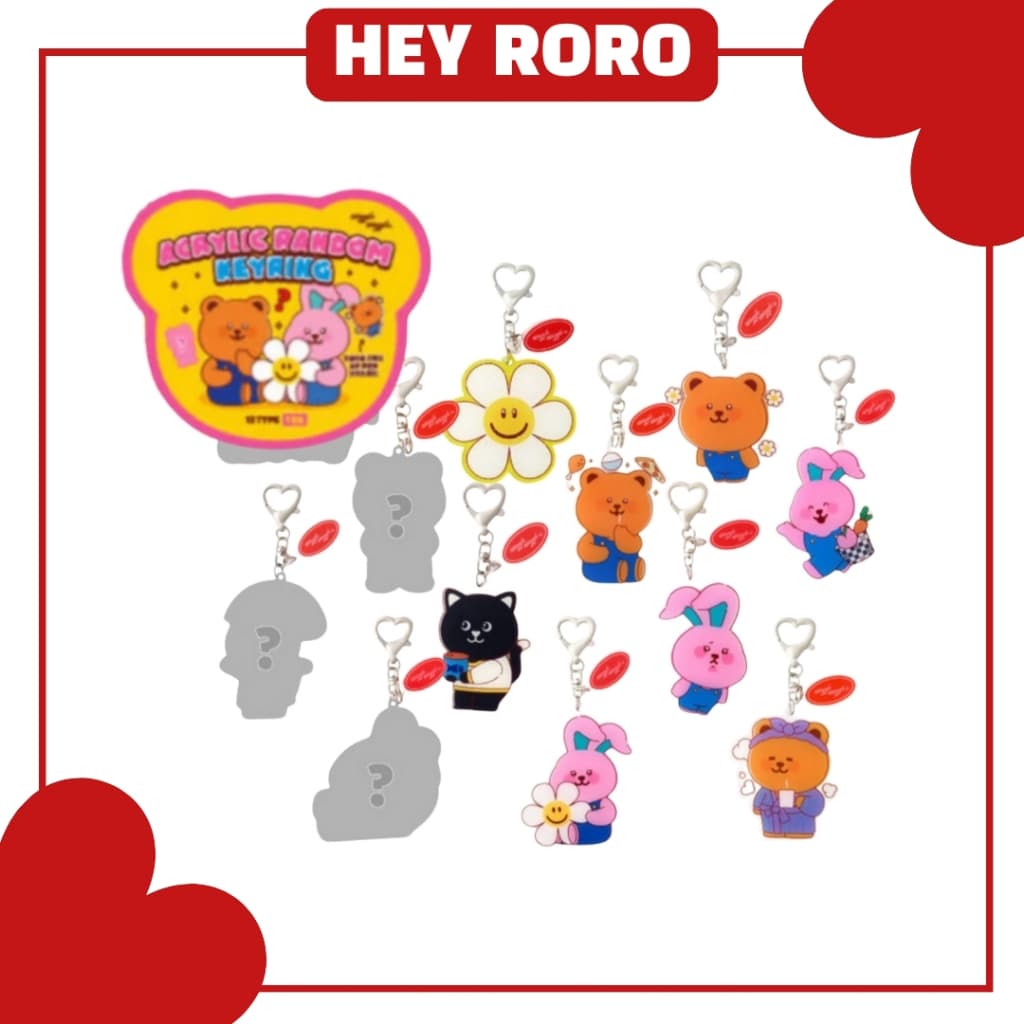Chaveiro Aleatório Acrílico Wiggle