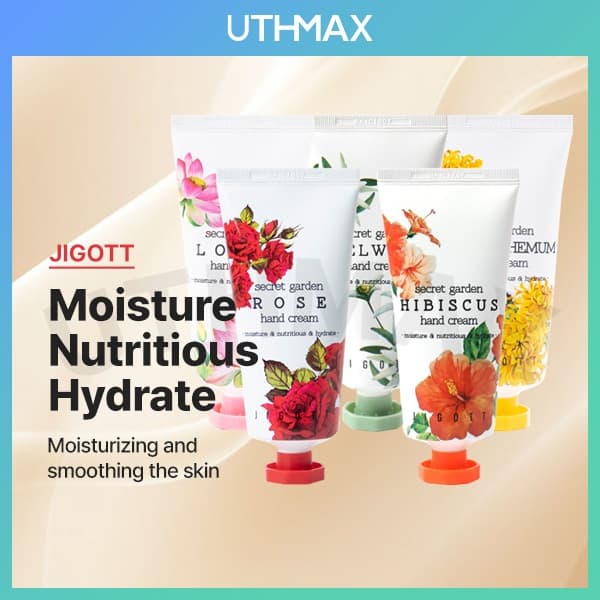 [JIGOTT] Creme Para Mãos Secret Garden 100ml (Tubo , 5 Aromas Exclusivos)