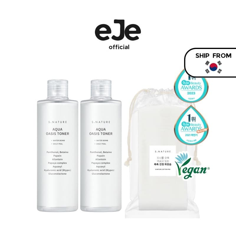 [S.NATURE] Toner Aqua Oasis (Único/Conjunto)