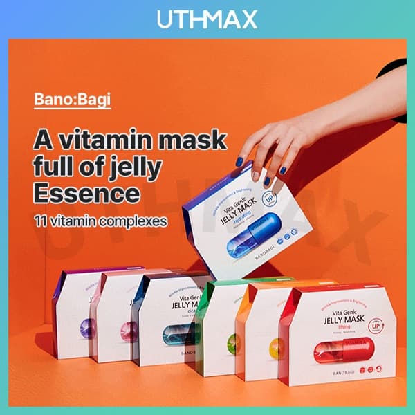 [BANOBAGI] Máscara De Gelatina Genica Vitamina Vita 30ml * 10ea