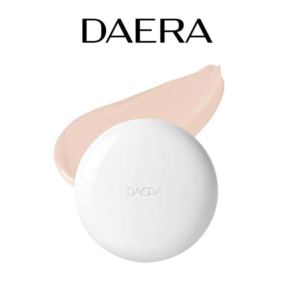 DAERA Dubu Cushion Sun Cushion Efeito Natural Leve Hidratante Pele Sensível