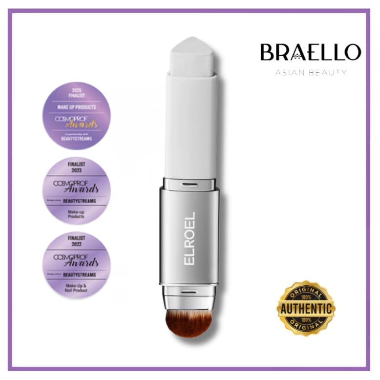 Elroel Blanc Cover Stick White UV Protection Base Coreana Que Muda De Cor 13g
