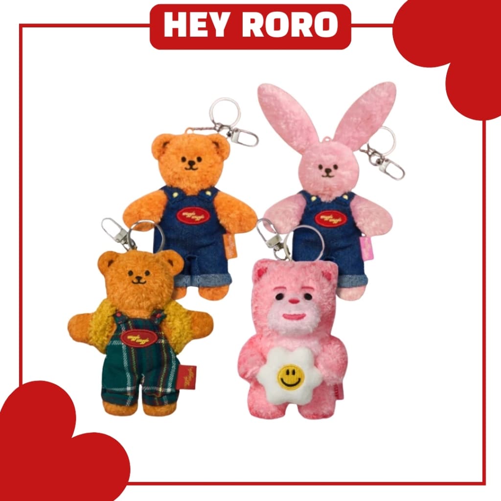 Chaveiro De Pelúcia Fofo Wiggle 4 Tipos-Bellygom