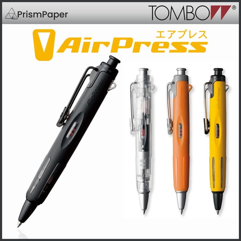Caneta Esferográfica Tombow AirPress 0.7 Mm Escreve Em Superfícies Úmidas/De Cabeça Para Baixo