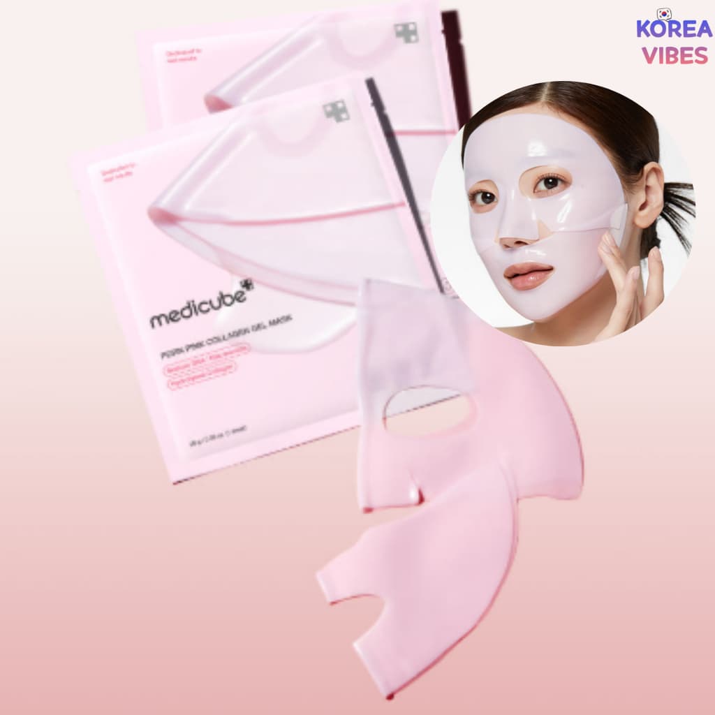 MEDICUBE PDRN Máscara Gel Geléia De Colágeno Rosa 28g