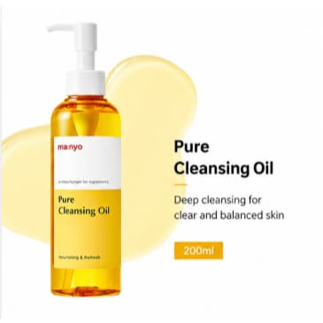 Óleo De Limpeza Puro 200ml Removedor De Maquiagem Facial Limpador Diário Suave