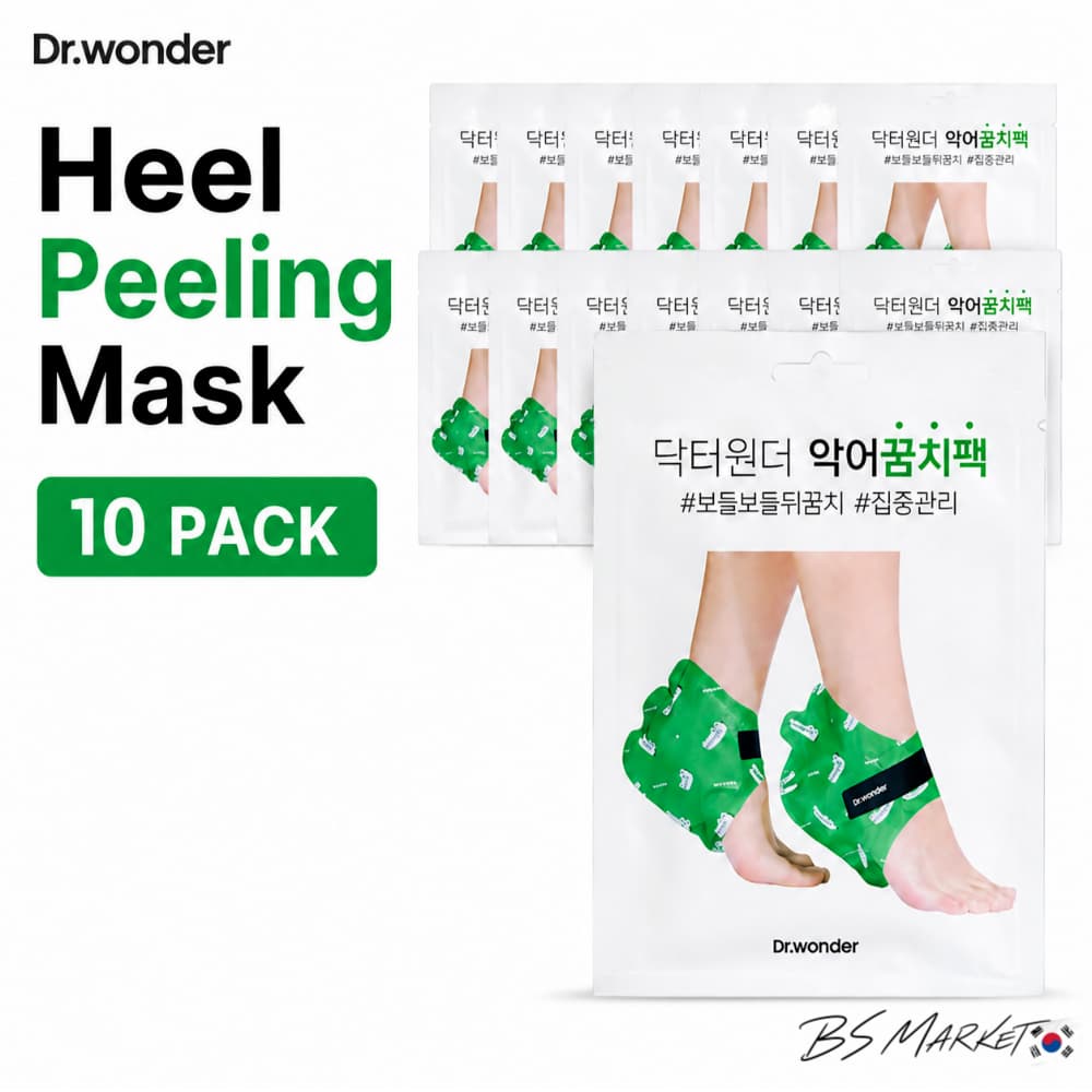 Dr.Wonder Calcanhar Peeling Máscara Meias 4HA Esfoliante Pé Peel Remoção De Pele Morta Hidratante Cuidados Com O