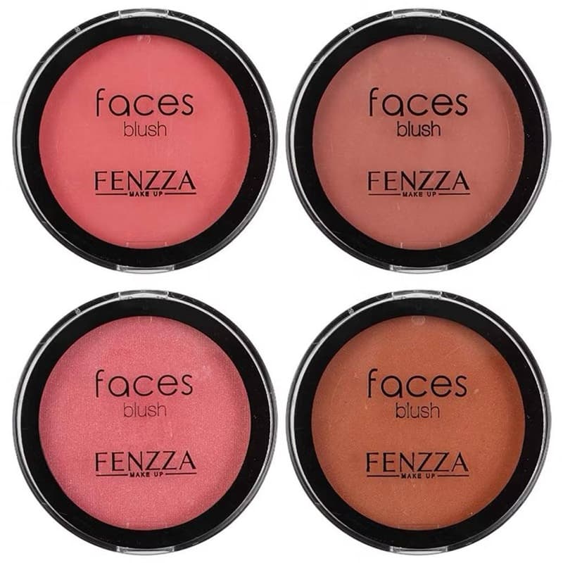 Blush Compacto Bochecha rosadinha Faces Fenzza BS03