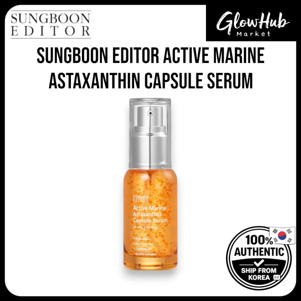 SUNGBOON EDITOR Sérum Cápsula De Astaxantina Marinha Ativa 30ml/80ml