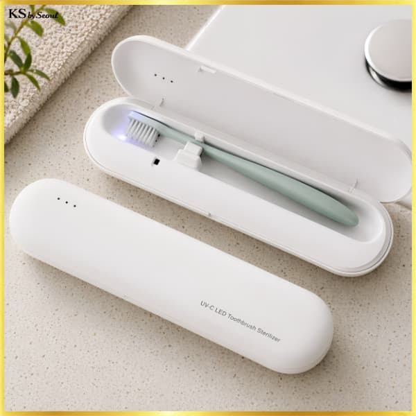 [Daiso Korea] Esterilizador De Escova De Dentes Portátil LED UV-C