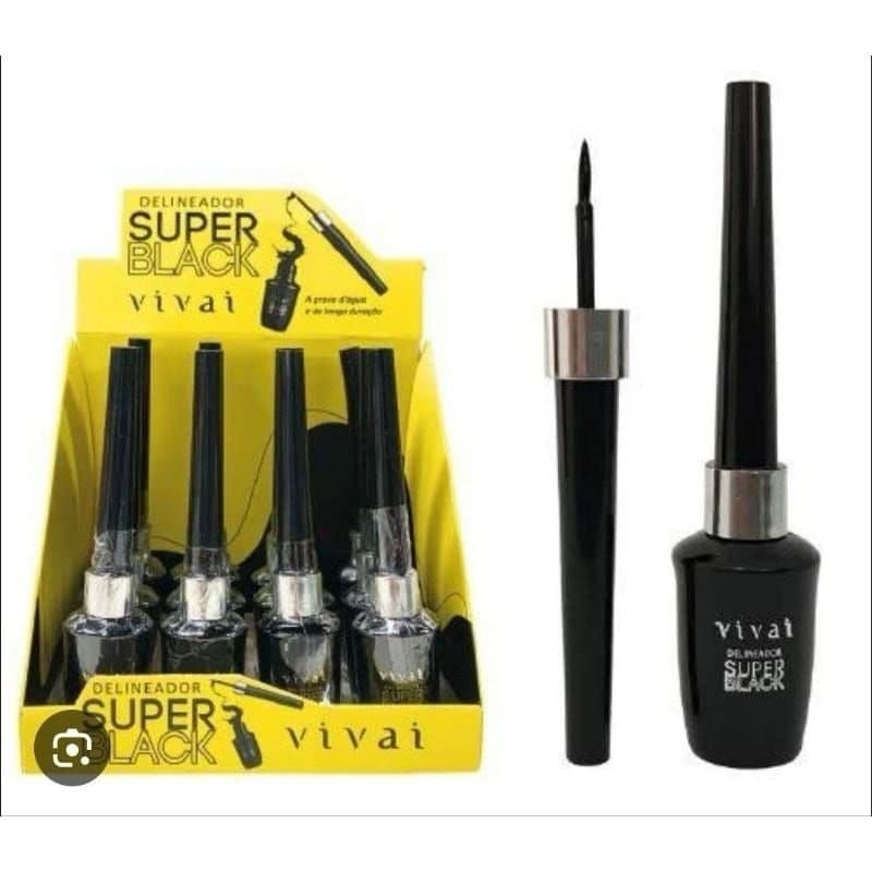 Box C/ 12 Pcs Delineador Super Black Vivai 2182.1.1
